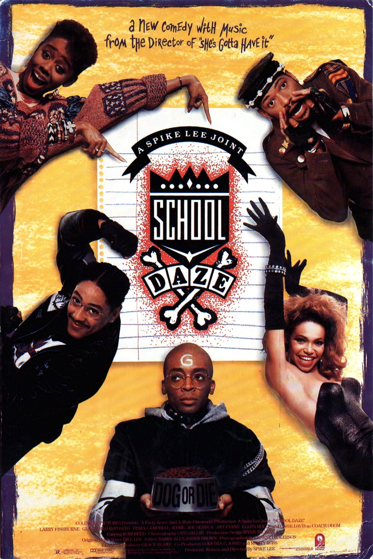 School Daze Movie Poster (27" x 40") — Signed by Designer Art Sims